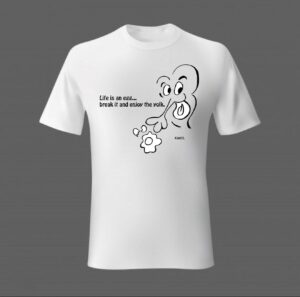 Life Is an Egg – Unisex Philosophy Humor Tee